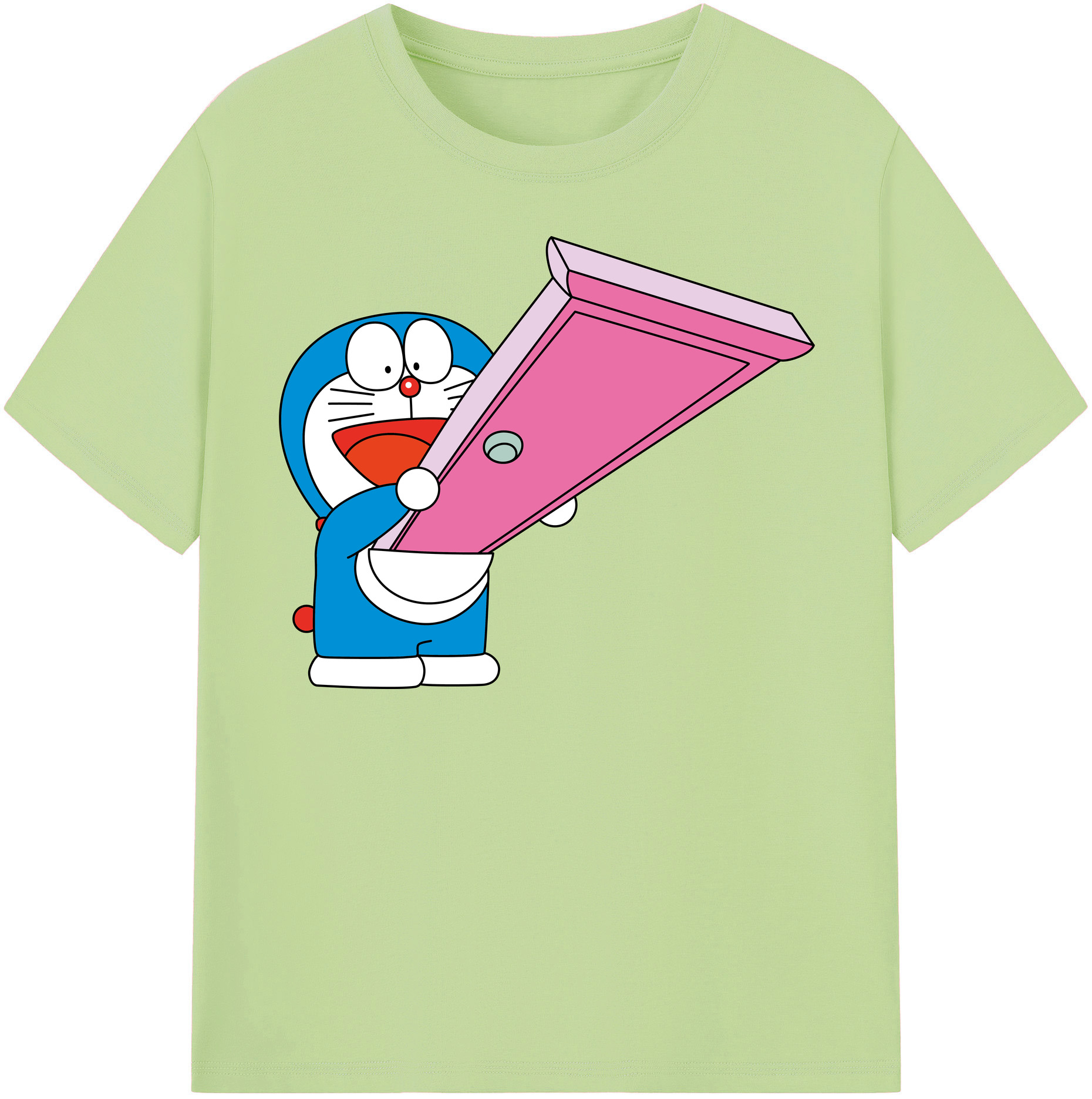 （画像用） ドラえもん Doraemon 綿100％半袖Tシャツ（フロントプリント）